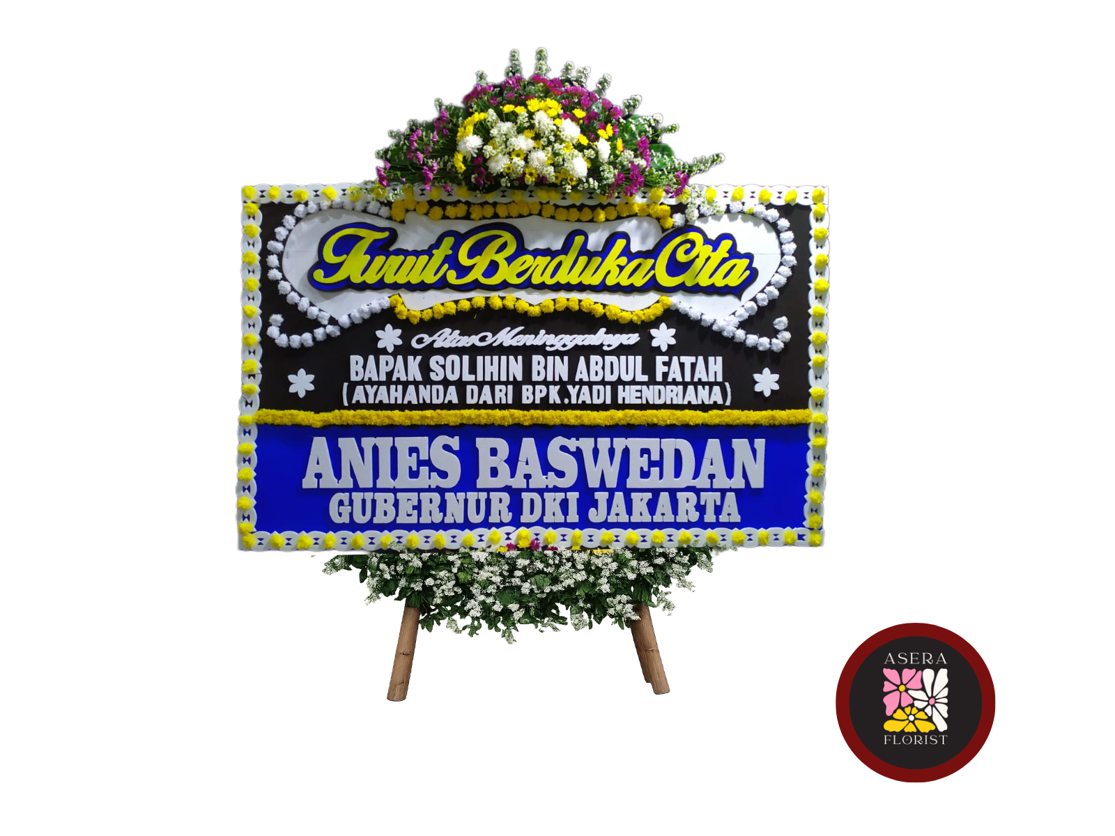 Bunga Papan Duka Cita Standard DC-03