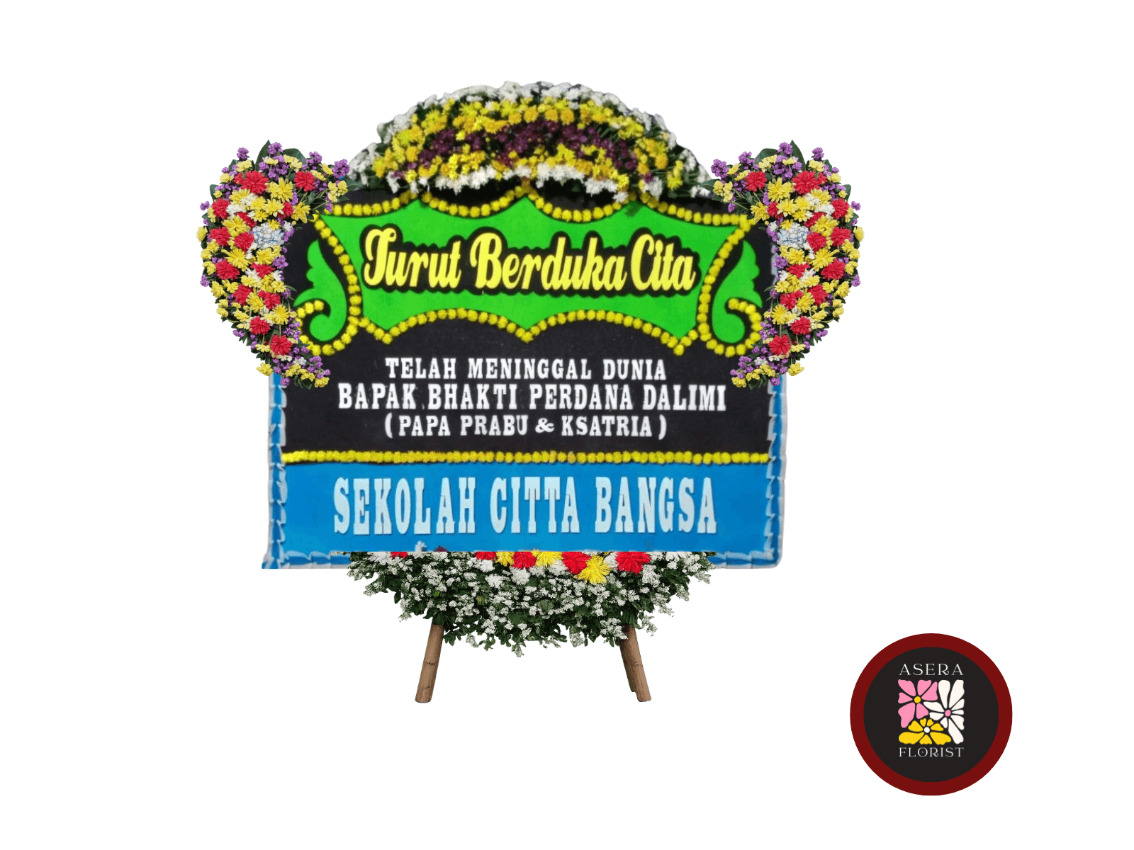 Bunga Papan Duka Cita Besar Bunga 4 Titik